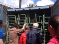 Llenando el contenedor para Kenia